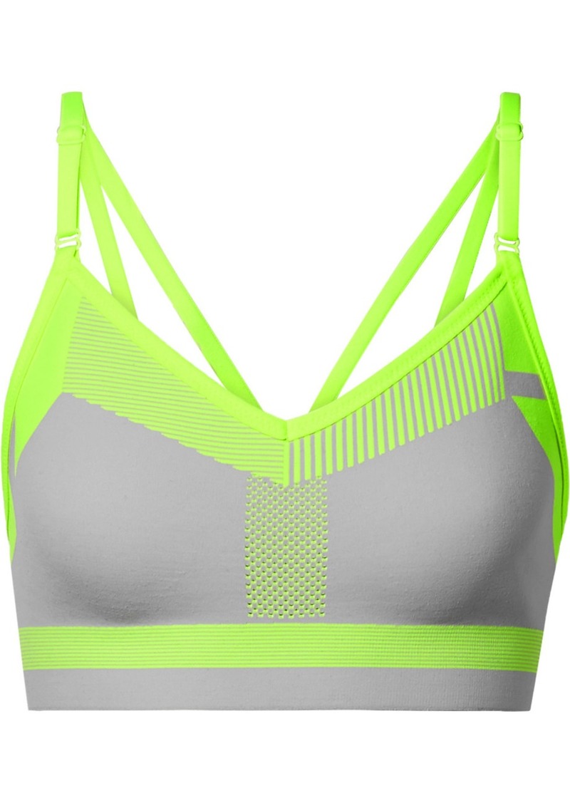 neon sports bra nike