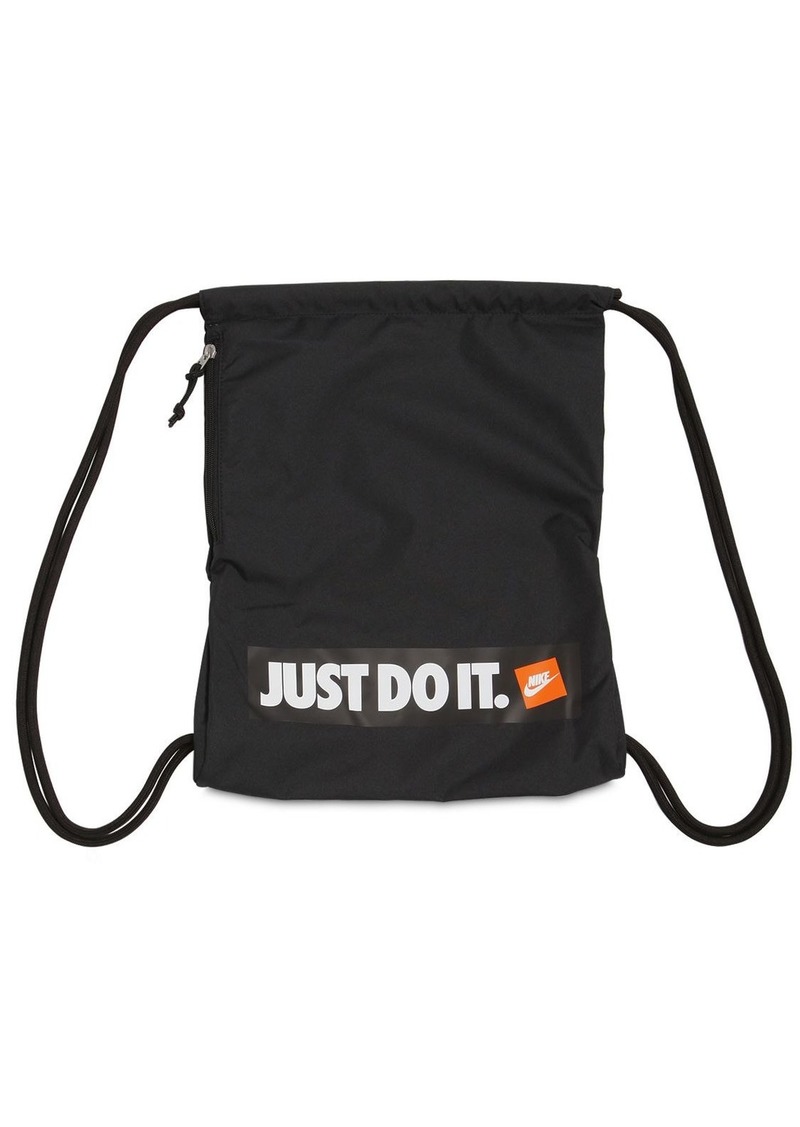 nike drawstring backpack with zipper