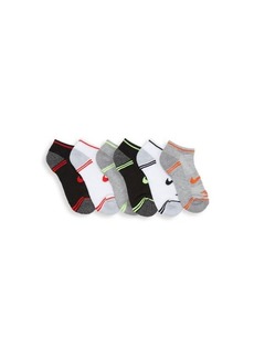 Nike Little Boy&#8217;s & Boy&#8217;s 3-Pack Cushioned Ankle Socks