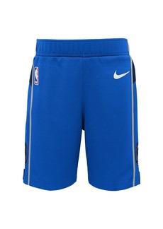 Little Boys and Girls Nike Blue Dallas Mavericks Icon Replica Shorts - Blue