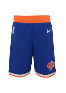 Little Boys and Girls Nike Blue New York Knicks Icon Replica jersey Shorts - Blue