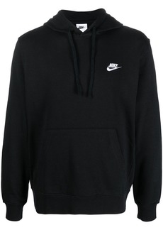 Nike logo-detail cotton hoodie