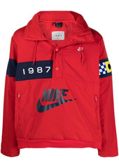 Nike logo-embellished pullover jacket