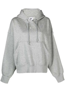 Nike logo-embroidered drawstring hoodie