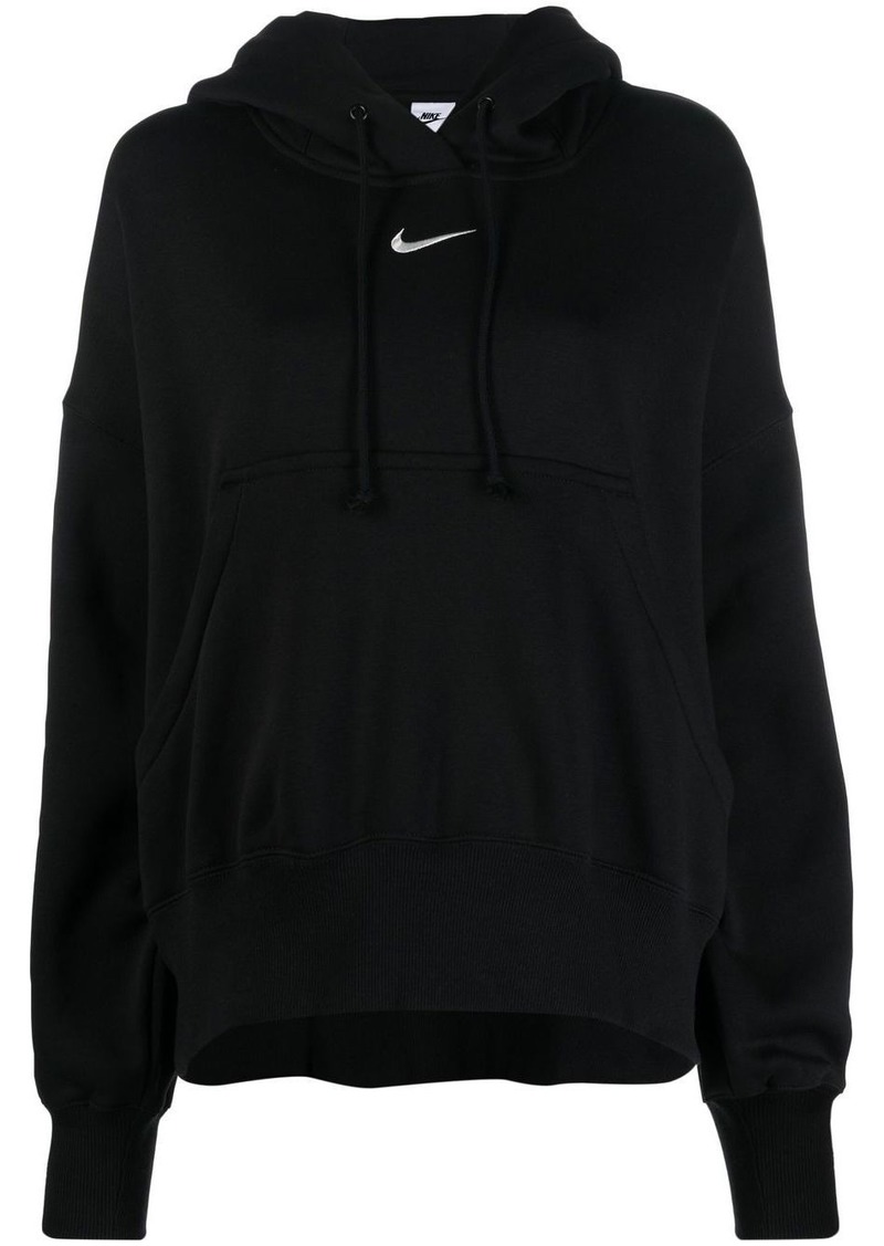 Nike logo-embroidered hoodie