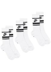 Nike logo pack of 3 socks