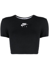 Nike logo-print cropped T-shirt