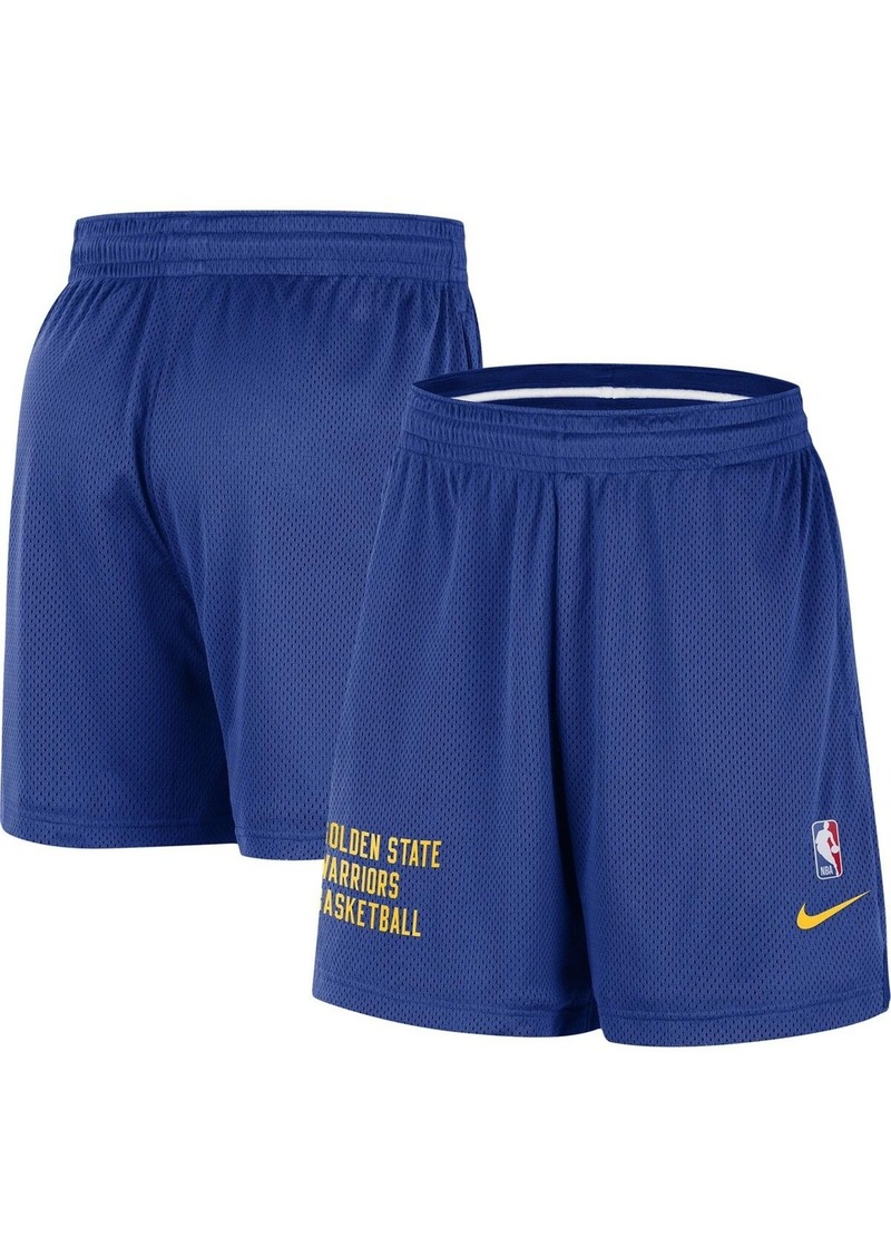 Men's and Women's Nike Royal Golden State Warriors Warm Up Performance Practice Shorts - Royal