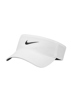 Men's and Women's Nike White Ace Performance Adjustable Visor - White