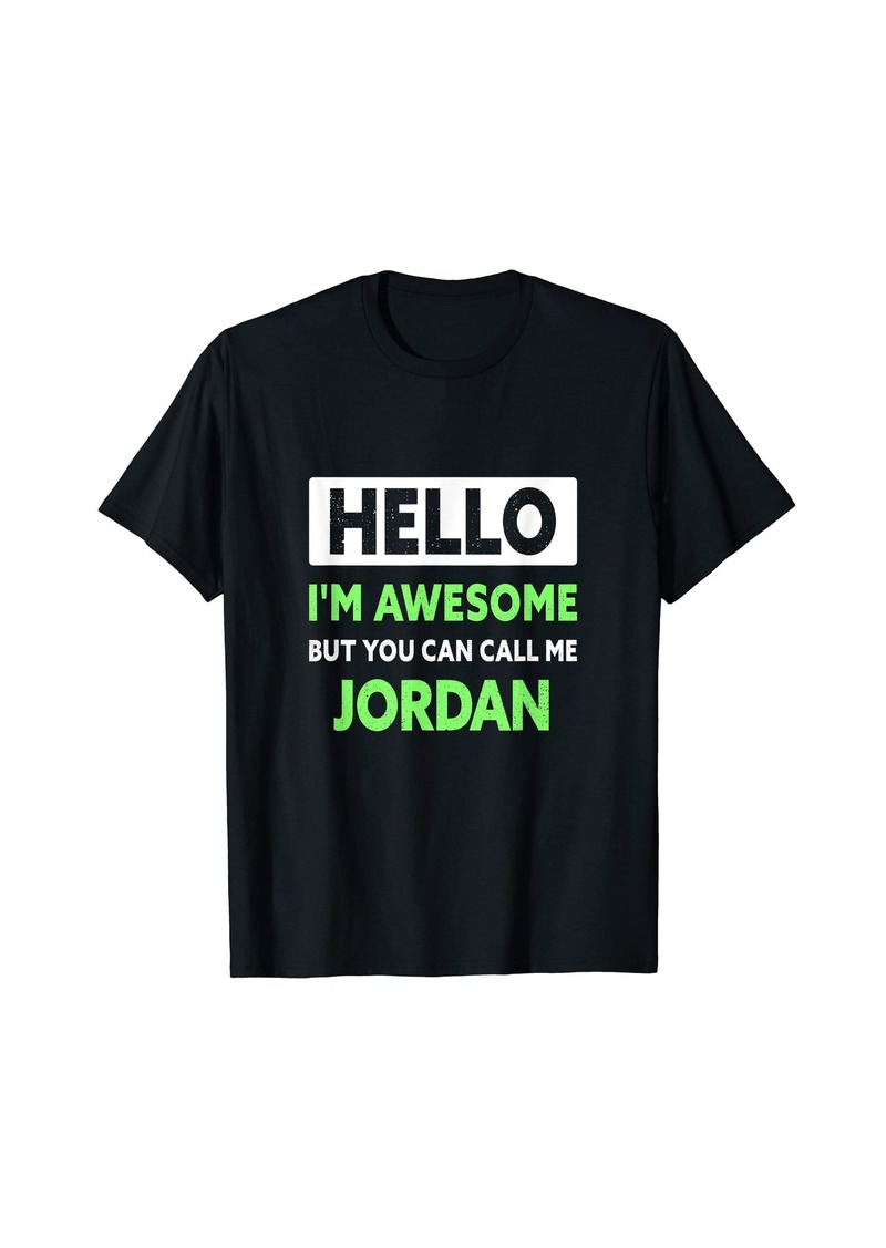 Nike Mens Awesome Jordan Saying Funny Jordan Name T-Shirt