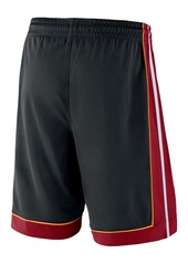 Nike Men's Black 2019/20 Miami Heat Icon Edition Swingman Shorts - Black