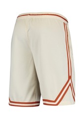 Men's Nike Cream Texas Longhorns Retro Replica Performance Basketball Shorts - Cream