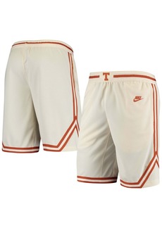Men's Nike Cream Texas Longhorns Retro Replica Performance Basketball Shorts - Cream