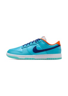 Nike Men's Dunk Low Se Splash Sneaker In Baltic Blue/deep Royal Blue-Total Orange