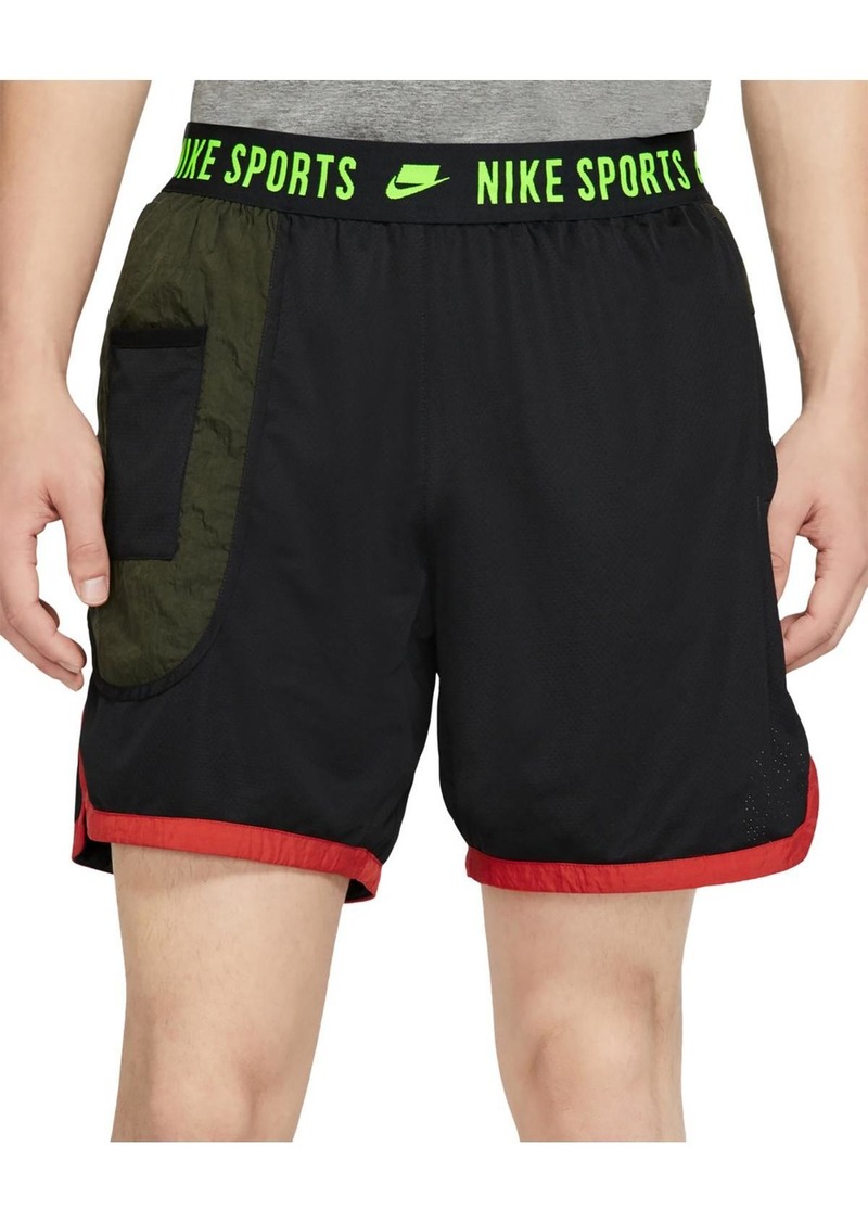 Nike Mens Fitness Colorblock Shorts