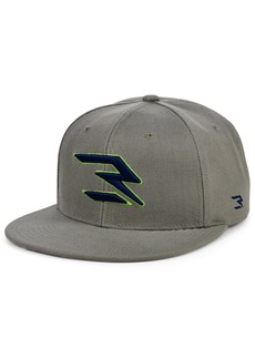 Men's Gray, Navy Nike 3BRAND by Russell Wilson Fashion Snapback Adjustable Hat - Gray, Navy