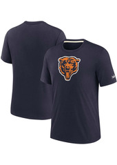Nike Men's Navy Chicago Bears Historic Impact Tri-Blend T-shirt
