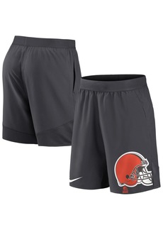 Men's Nike Anthracite Cleveland Browns Stretch Performance Shorts - Anthracite