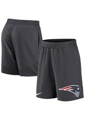 Men's Nike Anthracite New England Patriots Stretch Performance Shorts - Anthracite