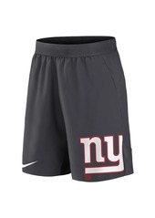 Men's Nike Anthracite New York Giants Stretch Performance Shorts - Anthracite