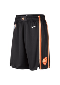 Men's Nike Black Atlanta Hawks 2022/23 City Edition Swingman Shorts - Black