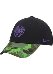 Men's Nike Black, Camo Lsu Tigers Veterans Day 2Tone Legacy91 Adjustable Hat - Black, Camo