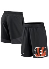 Men's Nike Black Cincinnati Bengals Stretch Performance Shorts - Black