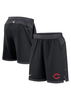 Men's Nike Black Cincinnati Reds Authentic Collection Flex Vent Performance Shorts - Black