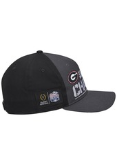 Men's Nike Black Georgia Bulldogs College Football Playoff 2022 Peach Bowl Champions Locker Room CL99 Adjustable Hat - Black