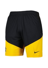 Men's Nike Black, Gold Vanderbilt Commodores Player Performance Lounge Shorts - Black, Gold