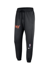 Men's Nike Black Miami Heat 2022/23 City Edition Showtime ThermaFlex Sweatpants - Black