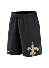 Men's Nike Black New Orleans Saints Stretch Performance Shorts - Black