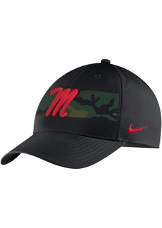 Men's Nike Black Ole Miss Rebels Military-Inspired Pack Camo Legacy91 Adjustable Hat - Black