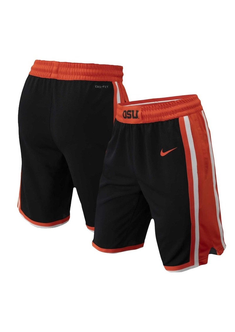 Men's Nike Black Oregon State Beavers Replica Performance Basketball Shorts - Black