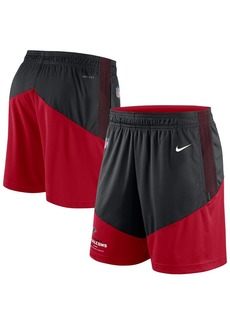 Men's Nike Black, Red Atlanta Falcons Primary Lockup Performance Shorts - Black, Red