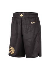Men's Nike Black Toronto Raptors 2022/23 City Edition Swingman Shorts - Black