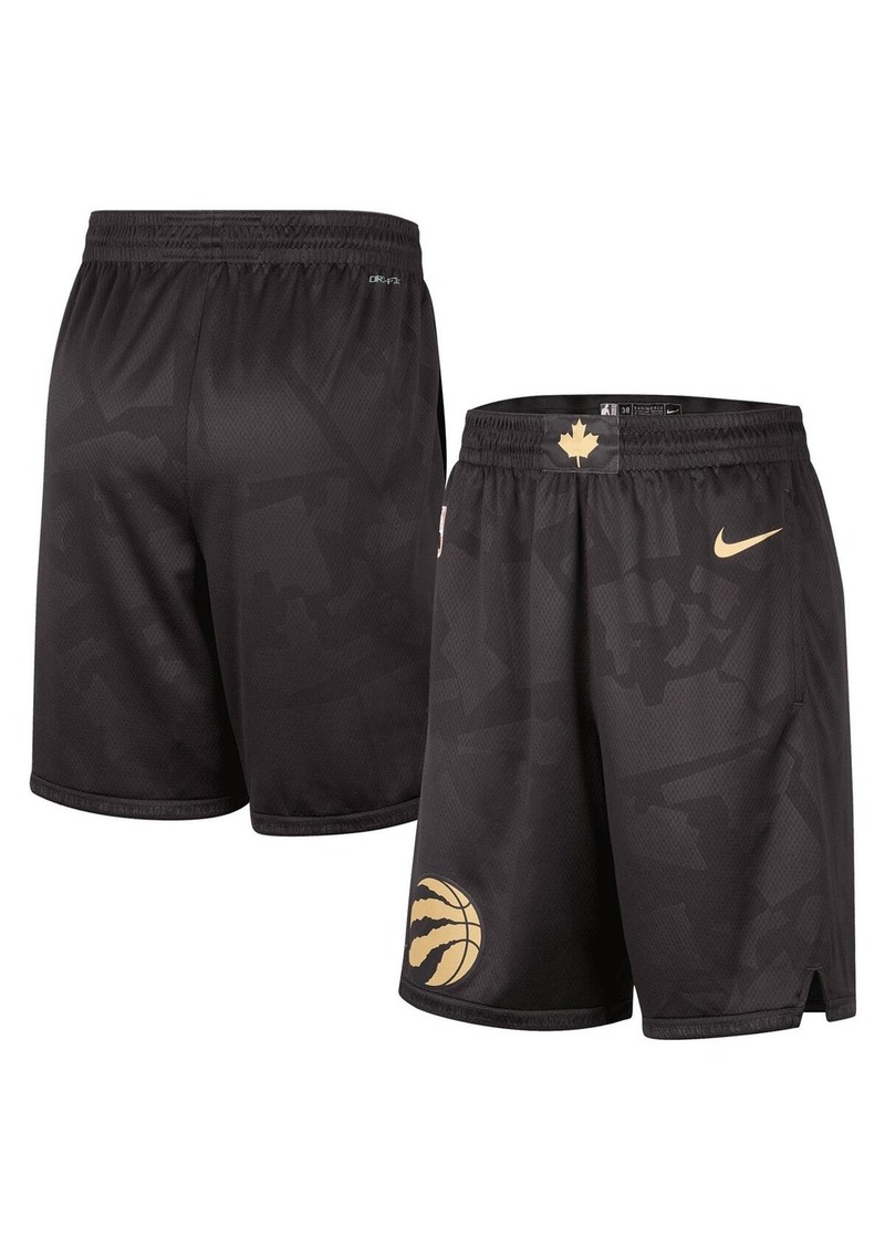 Men's Nike Black Toronto Raptors 2022/23 City Edition Swingman Shorts - Black