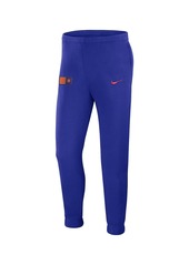 Men's Nike Blue Barcelona Gfa Fleece Pants - Blue