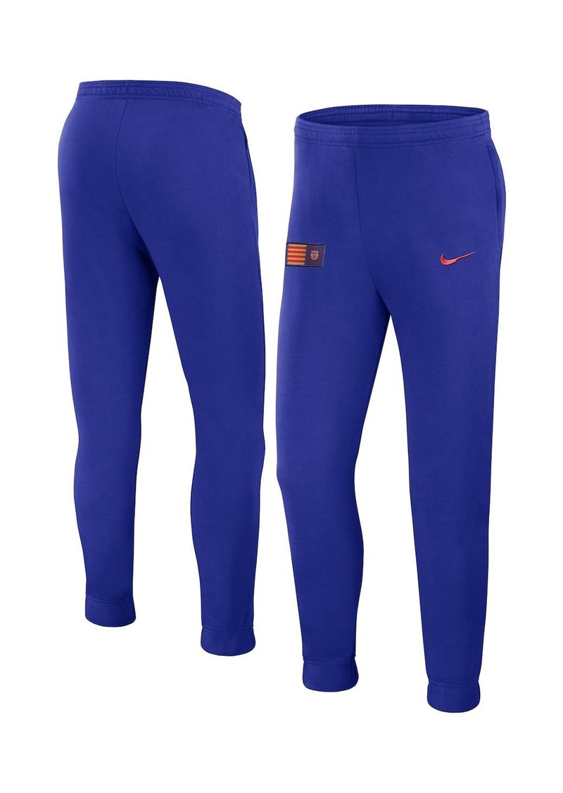 Men's Nike Blue Barcelona Gfa Fleece Pants - Blue