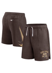 Men's Nike Brown San Diego Padres Statement Ball Game Shorts - Brown