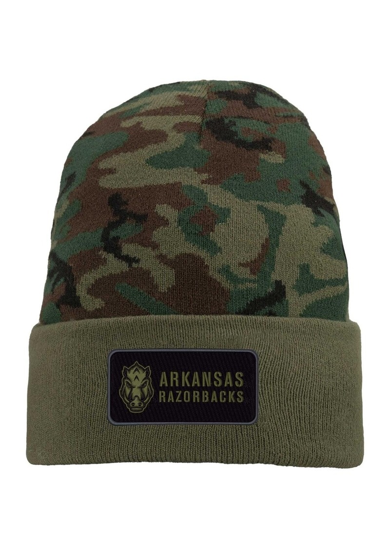 Men's Nike Camo Arkansas Razorbacks Military-Inspired Pack Cuffed Knit Hat - Camo