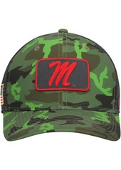 Men's Nike Camo, Black Ole Miss Rebels Classic99 Veterans Day Trucker Snapback Hat - Camo, Black