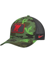 Men's Nike Camo, Black Ole Miss Rebels Classic99 Veterans Day Trucker Snapback Hat - Camo, Black