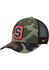 Men's Nike Camo, Black Syracuse Orange Classic99 Trucker Snapback Hat - Camo, Black