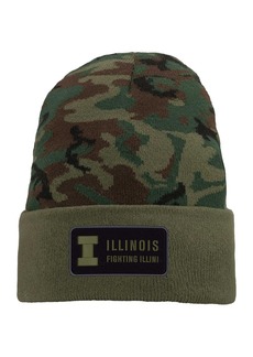 Men's Nike Camo Illinois Fighting Illini Military-Inspired Pack Cuffed Knit Hat - Camo