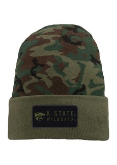 Men's Nike Camo Kansas State Wildcats Military-Inspired Pack Cuffed Knit Hat - Camo