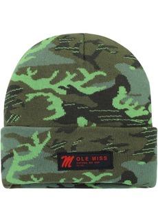 Men's Nike Camo Ole Miss Rebels Veterans Day Cuffed Knit Hat - Camo