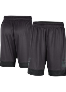 Men's Nike Charcoal Michigan State Spartans Performance Fast Break Shorts - Charcoal
