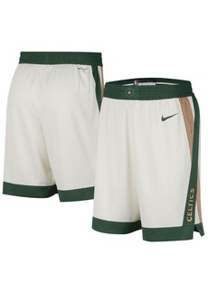 Men's Nike Cream Boston Celtics 2023/24 City Edition Swingman Shorts - Cream