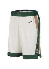 Men's Nike Cream Boston Celtics 2023/24 City Edition Swingman Shorts - Cream